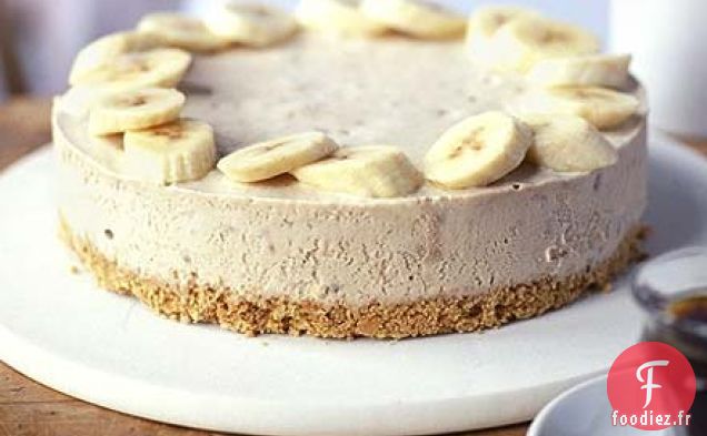 Gâteau au fromage congelé à la banane et au beurre d arachide