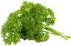 persil frisé, quelques poignées de feuilles, hachées finement