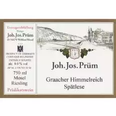 J.J. Prum Le Gracier Himmelreich Spatlese Riesling