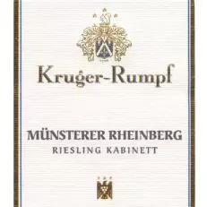 Kruger-Rumpf Munsterer Rheinberg Kabinette Riesling à la crème fraîche