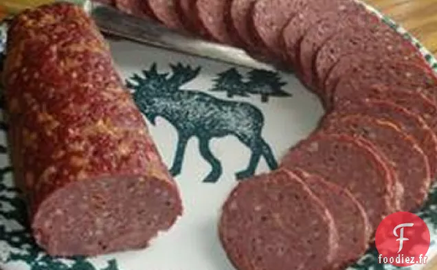 Cheddar de Chevreuil - Saucisse d'été Jalapeno