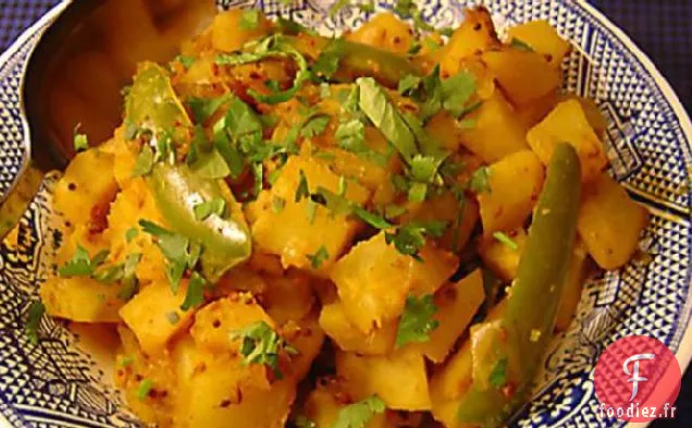 Pommes de Terre Indiennes aux Graines de Moutarde (Sookhi Bhaji)