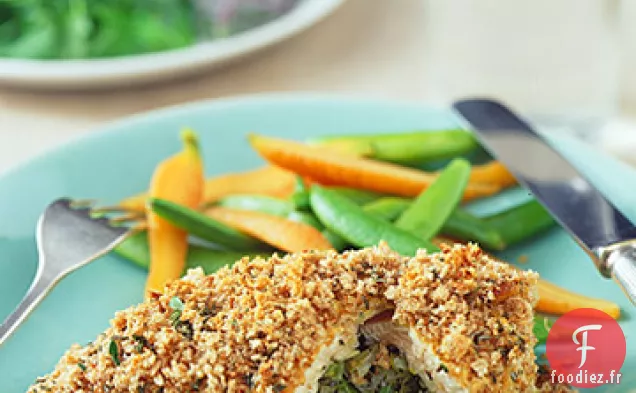 Poitrines De Poulet Farcies aux Herbes