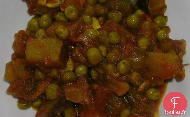 Curry de Pommes de Terre et Pois