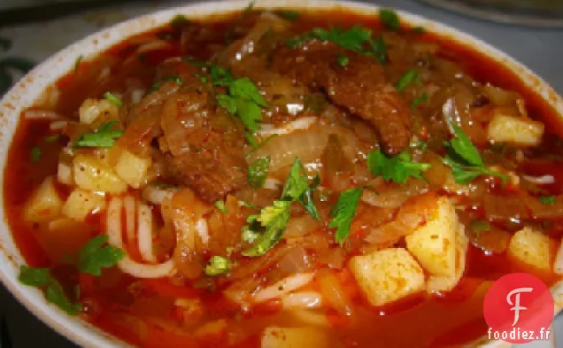 Soupe De Spaghettis Épaisse