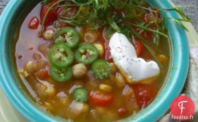 Soupe de Garbanzo Épicée