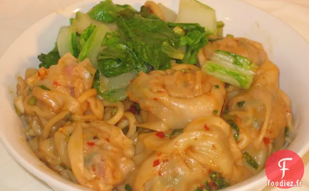 Nouilles aux Boulettes Épicées