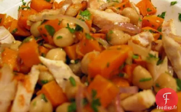 Salade de Poulet et Sésame Noir