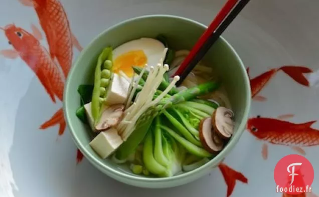 Soupe De Nouilles Miso Aux Légumes