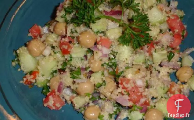 Salade de Garbanzo Fraîche et Légère