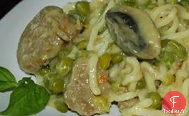 Nouilles à la Saucisse de Dinde