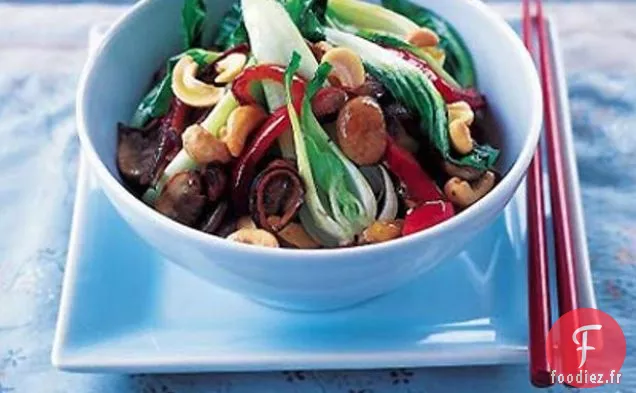 Légumes Sautés Aux Noix De Cajou
