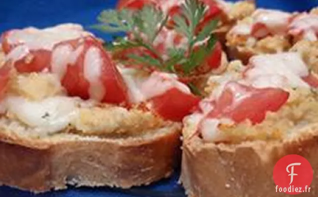 Bruschetta au Houmous