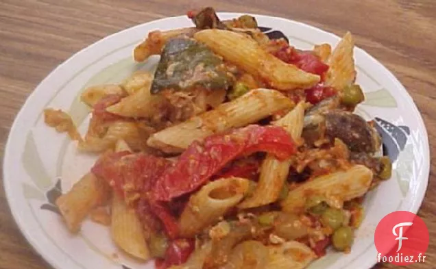 Penne Au Four Avec Légumes Rôtis, gracieuseté De Giada De La
