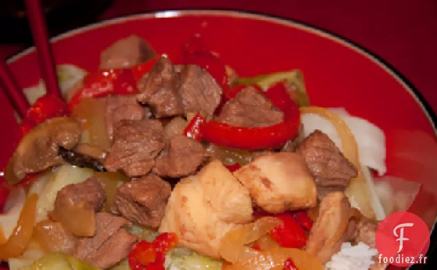 Boeuf Teriyaki et Champignons