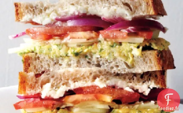 Sandwich à la Salade Grecque