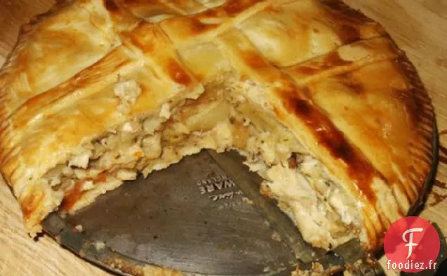 Tarte au Poulet Rôti