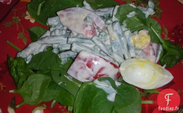 Salade aux Trois Haricots et Artichauts