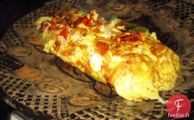 Omelette Aux Légumes Épicés