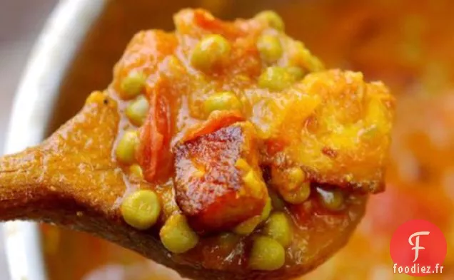 Paneer Mutter Curry Curry au Fromage Indien