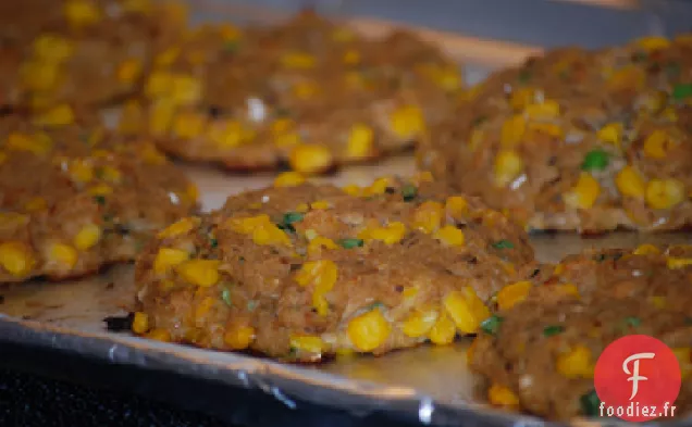 Galettes de Pois Chiches et de Maïs