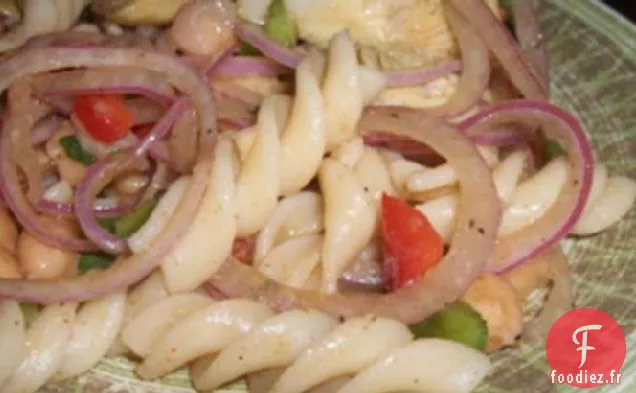 Salade de Pâtes Végétaliennes aux Artichauts