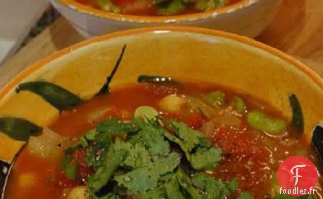Soupe De Pois Chiches à La Marocaine