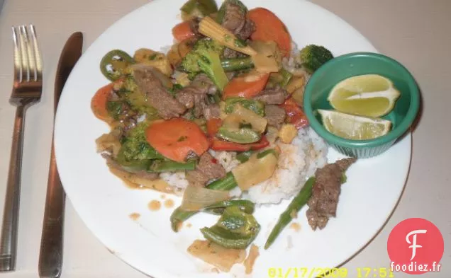 Curry de Panang Thaï (Style Gastronomique)