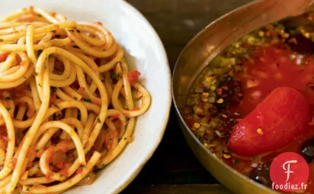 Spaghetti de Tomates Rôties