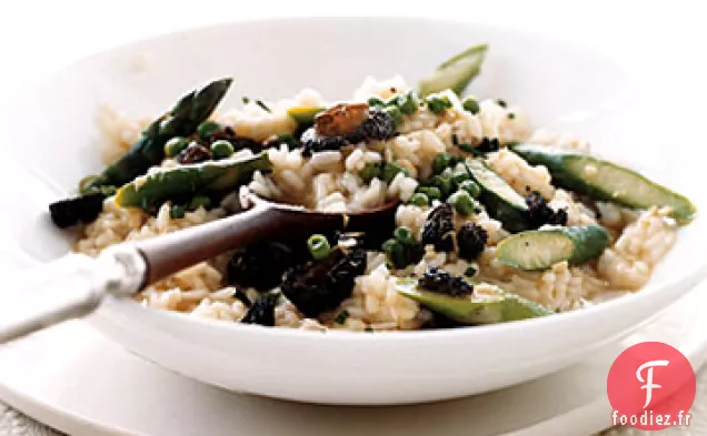 Risotto aux Asperges et Ragoût de Morilles
