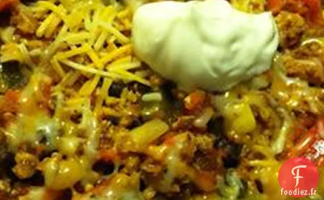 Chili aux Haricots Noirs et Pois Chiches