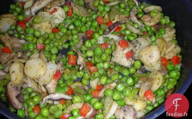 Guacamole aux Pois Sucrés