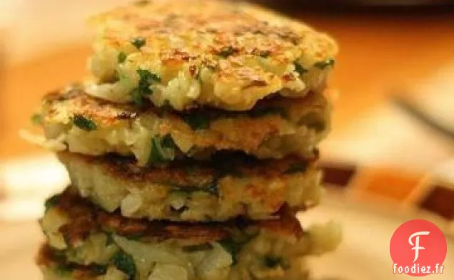 Crêpes de Pommes de Terre à la Farine de Pois Chiches, Coriandre et Cumin