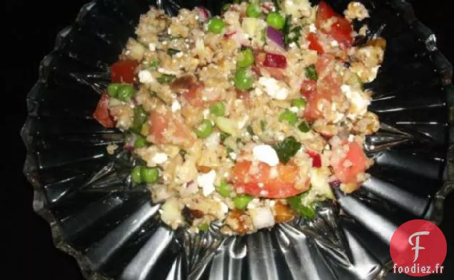 Taboulé de Noix, Feta et Pomme