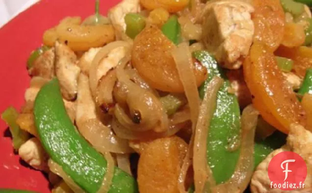 Sauté de Poulet aux Abricots