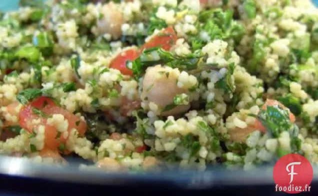 Salade de Couscous Tabouli et Pois Chiches