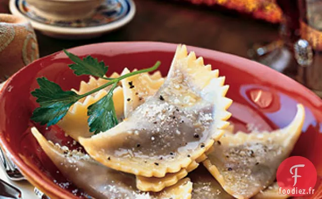 Raviolis Fourrés au Radicchio