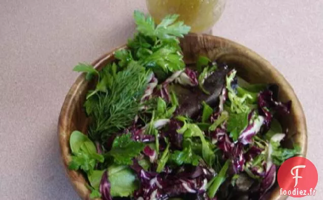 Vinaigrette aux Truffes / Salade d'Herbes