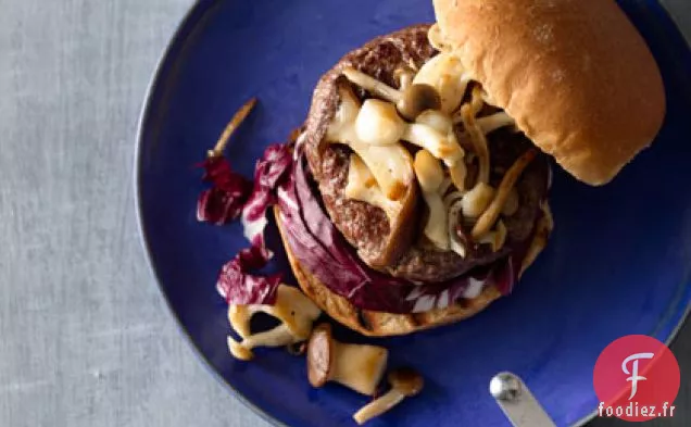 Burger aux Champignons et Radicchio