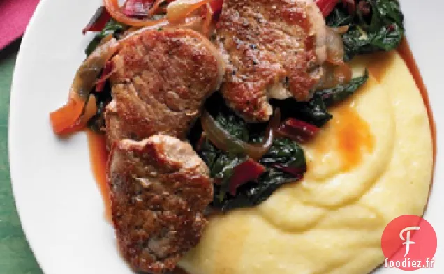 Filet de Porc aux Blettes et Polenta