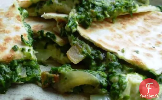 Quesadillas à la Bette à Carde de Guadalajaran