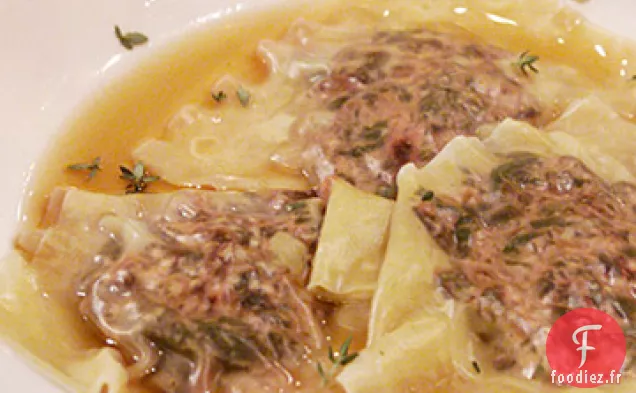 Raviolis aux Blettes Suisses
