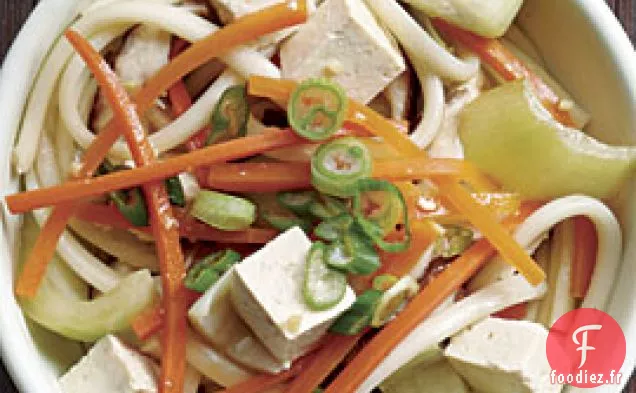 Udon Au Tofu Et Légumes Sautés