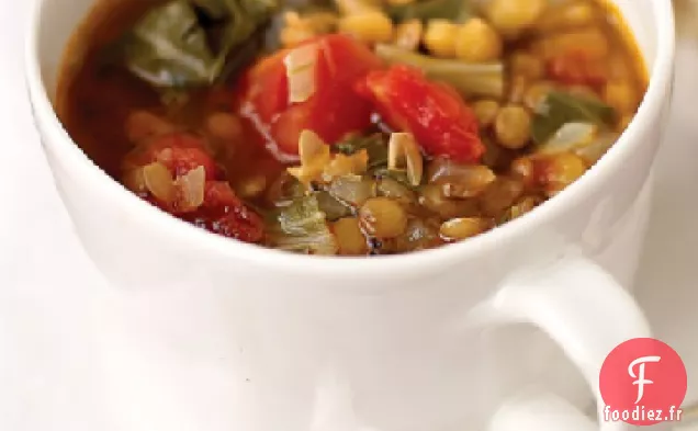 Soupe aux Lentilles et aux Blettes