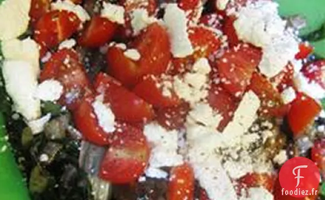 Salade Tiède de Bettes à Cardes et Champignons