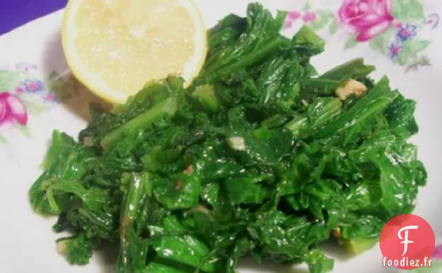 Sauté Simple pour Bettes à Carde