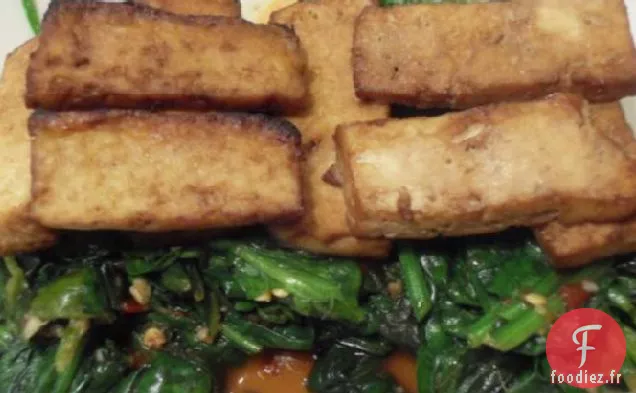 Piles de Tofu et de Bettes à Carde