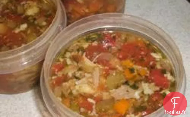 Soupe De Dinde Aux Boulettes