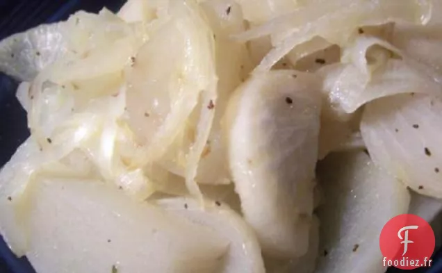 Plat Chaud au Navet et à l'Oignon