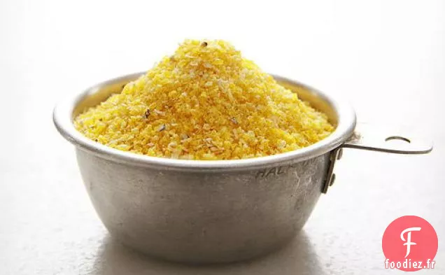 Poêle à Seitan et Polenta aux Légumes Verts Frais